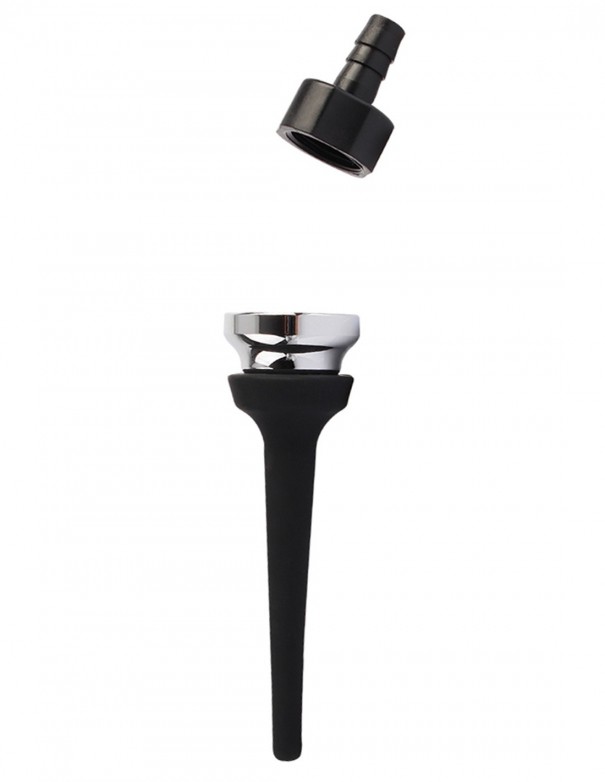 Black Mont - Tapered Silicone Enema Attachment