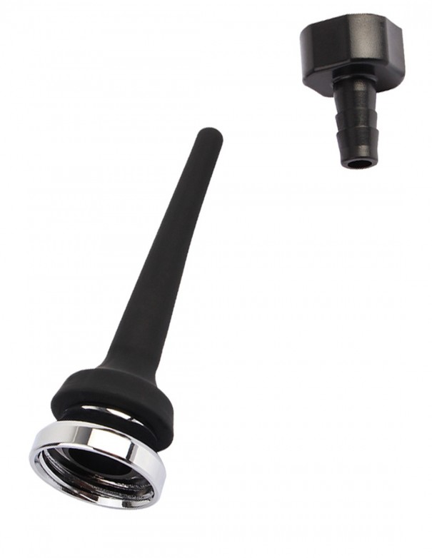 Black Mont - Tapered Silicone Enema Attachment