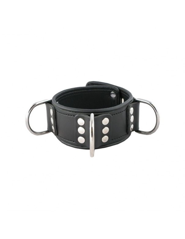 Mister B Leather Lockable Collar Broad L
