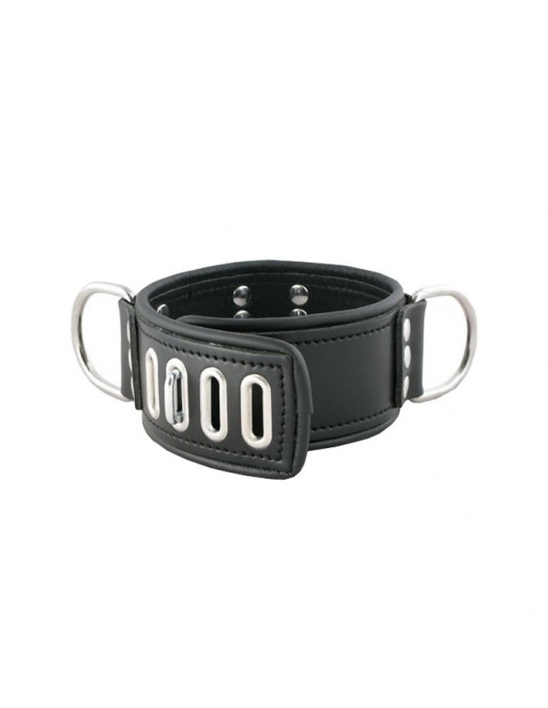 Mister B Leather Lockable Collar Broad L