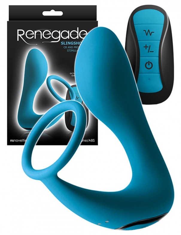 Renegade Slingshot 2 Vibrating Prostate Stimulator Blue