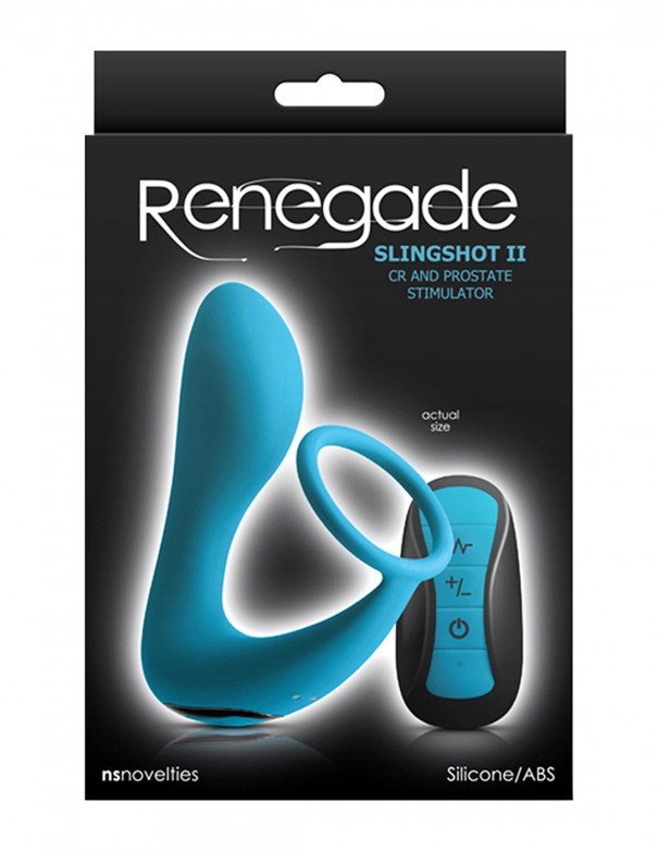 Renegade Slingshot 2 Vibrating Prostate Stimulator Blue