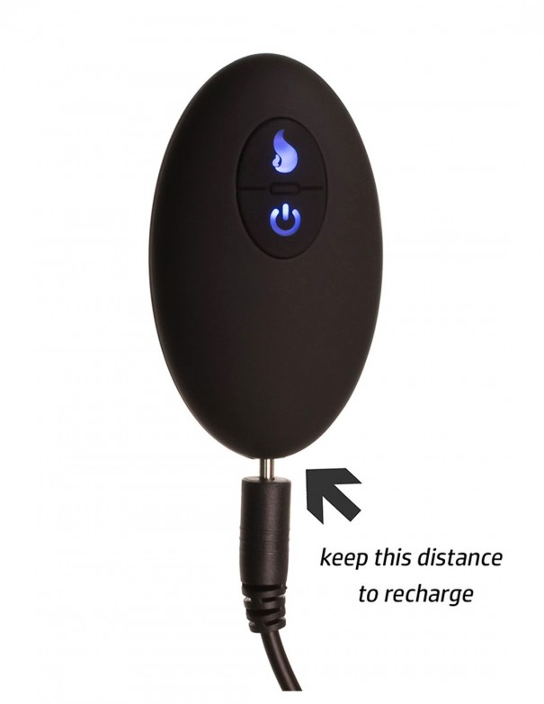 Silicone Remote Prostate Massager with Heating Function