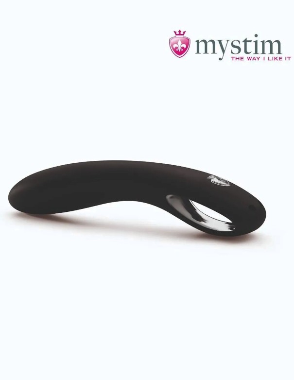 Mystim Current Conrad E-stim Dildo Black
