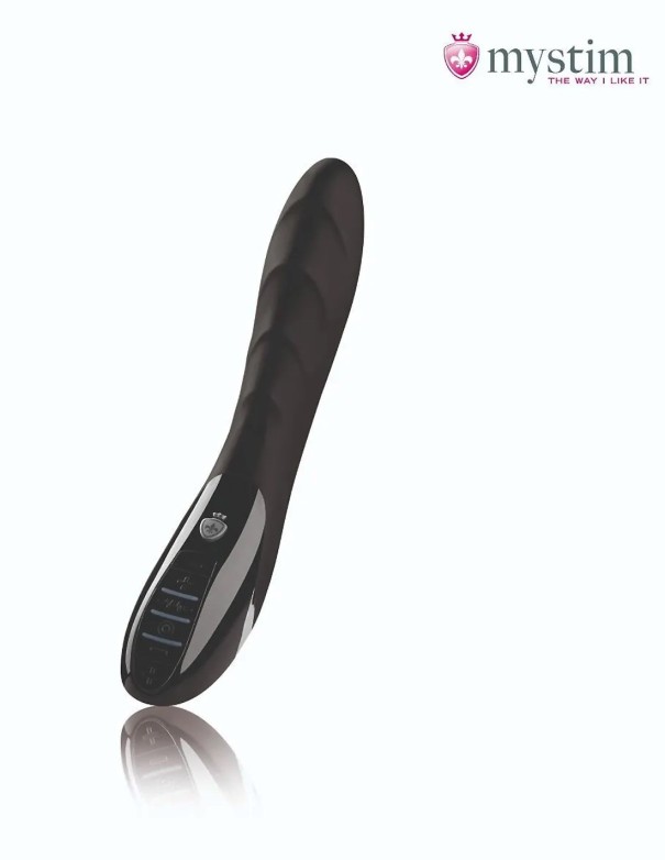 Mystim Sizzling Simon E-stim Vibrator Black