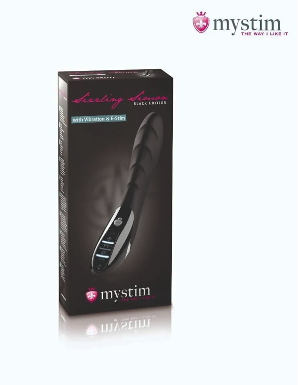 Mystim Sizzling Simon E-stim Vibrator Black