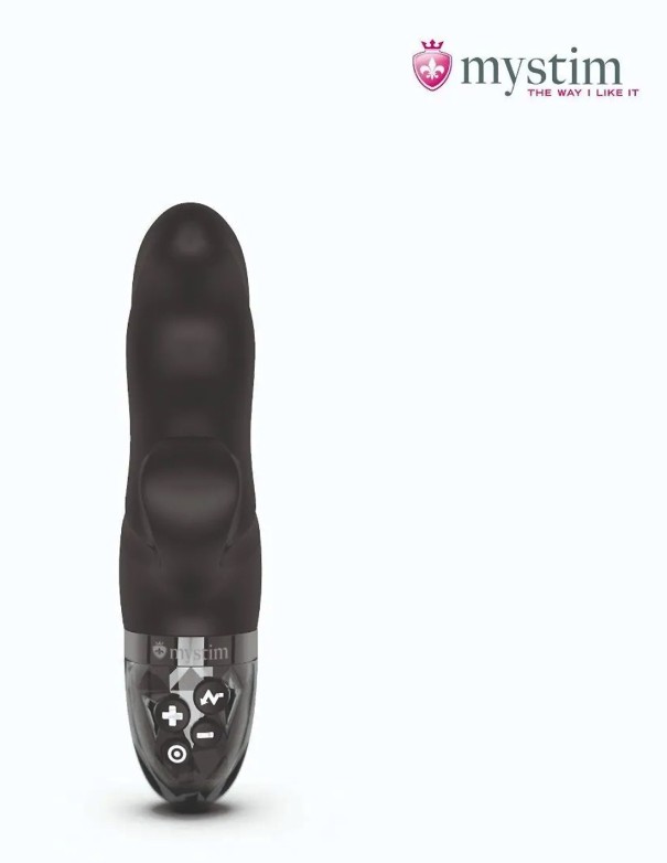 Mystim Hop Hop Bob E-stim Vibrator Black