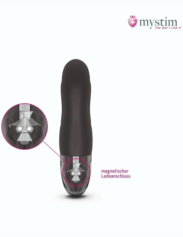 Mystim Hop Hop Bob E-stim Vibrator Black