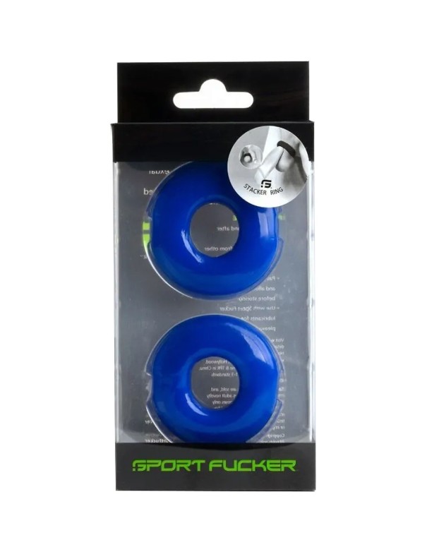 Stacker Rings 2-Pack Blue