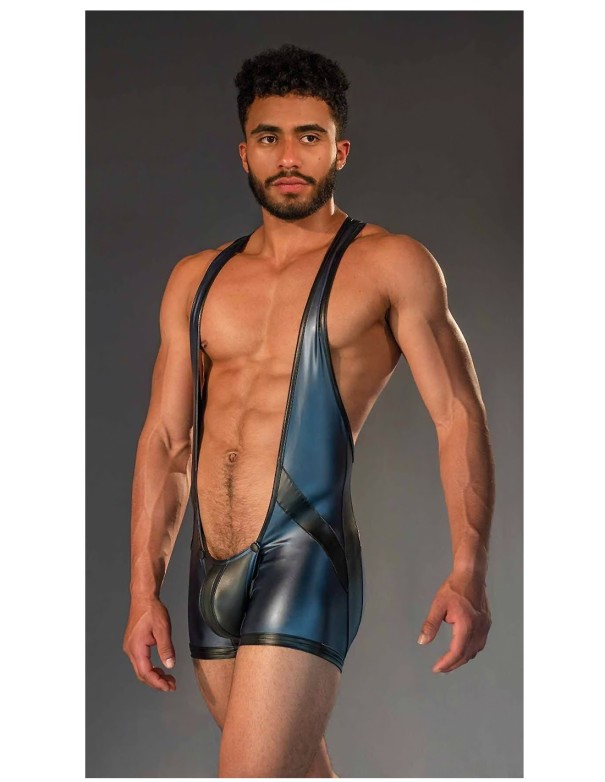 Dale Mas Rebel Wrestler - Blue Black