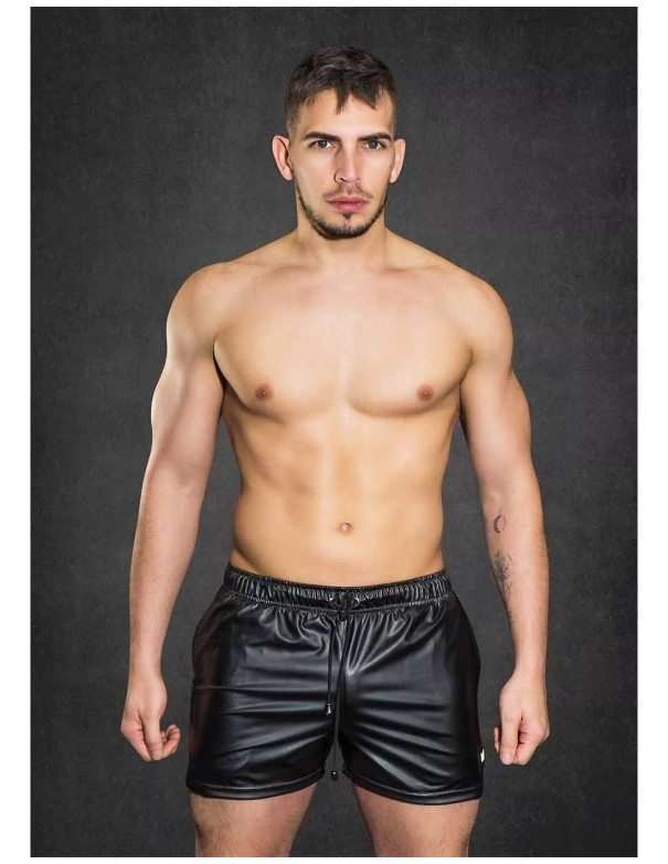Dale Mas Kinky Boy Short - Black Black