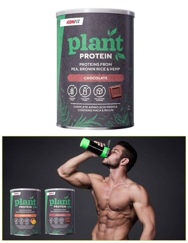 ICONFIT Plant Protein (480g) Chocolate