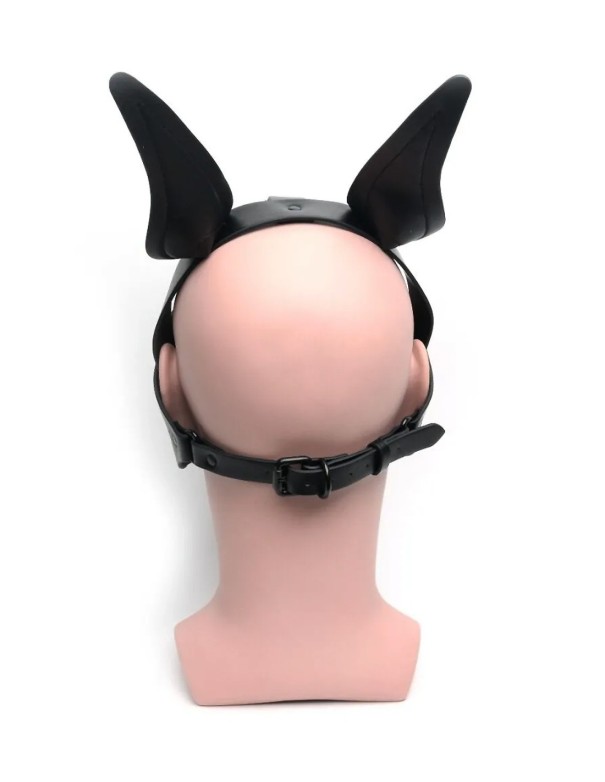 665 Playful Pup Hood All Black