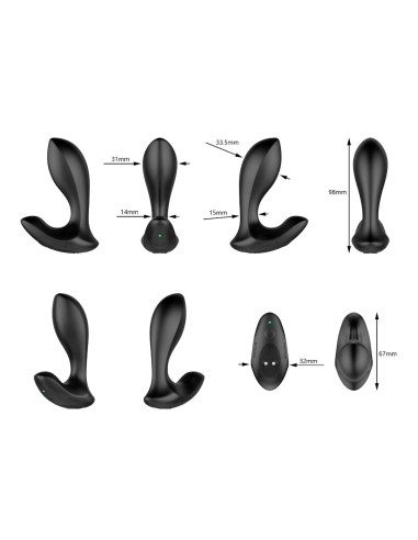 Nexus DUO PLUG Medium Remote Control Vibrating Butt Plug