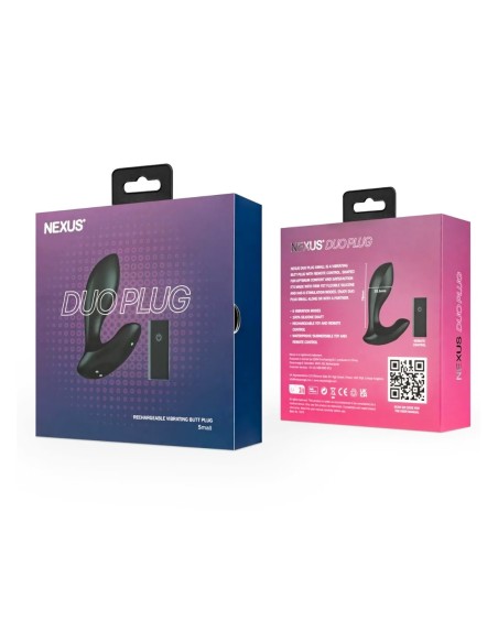 Nexus DUO PLUG Medium Remote Control Vibrating Butt Plug