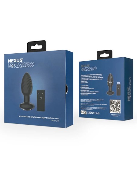 Nexus TORNADO Medium Vibrating Butt Plug