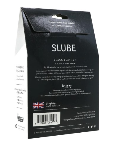 Slube BLACK LEATHER Double Bath Play Lube 2 x 250 gram