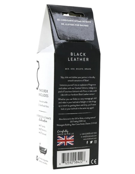 Slube BLACK LEATHER Single Bath Play Lube 2 x 125 gram