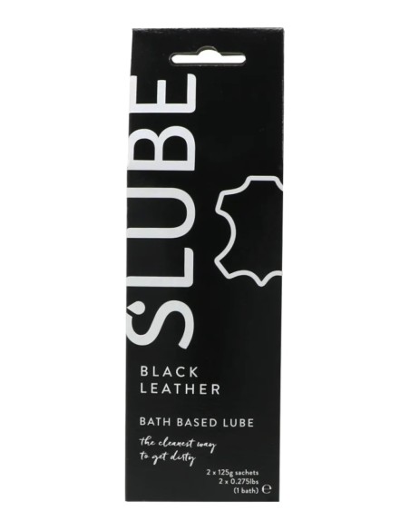 Slube BLACK LEATHER Single Bath Play Lube 2 x 125 gram
