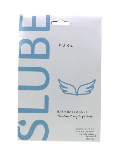 Slube PURE Double Bath Play Lube 2 x 250 gram