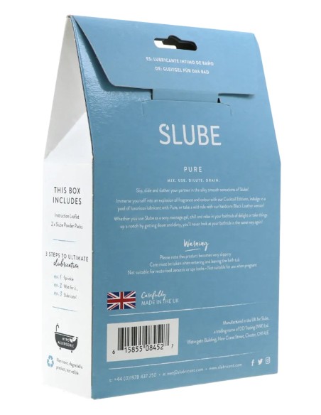 Slube PURE Double Bath Play Lube 2 x 250 gram
