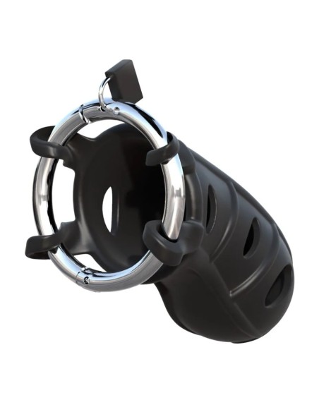 Fantasy C-Ringz Hardcore Silicone Cock Blocker - Black