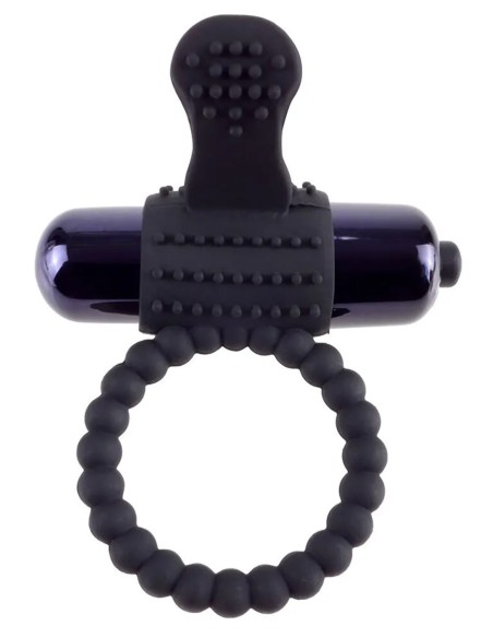 Fantasy C-Ringz Vibrating Silicone Super Ring - Black