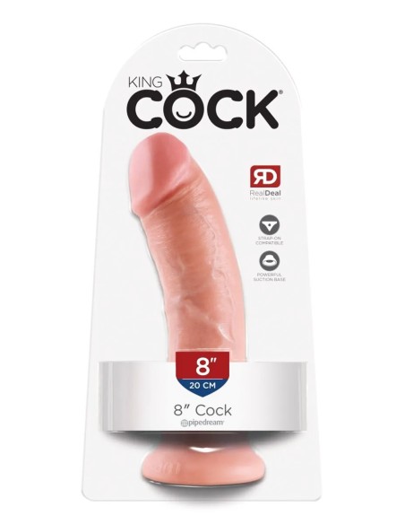 King Cock 8 Inch Cock (20,5 cm) - Light