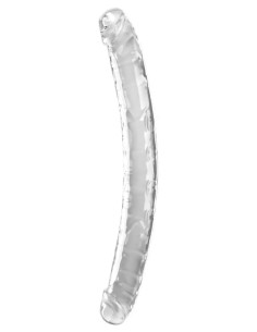 King Cock 18 Inch Double Dildo (45,5 cm) - Clear 2