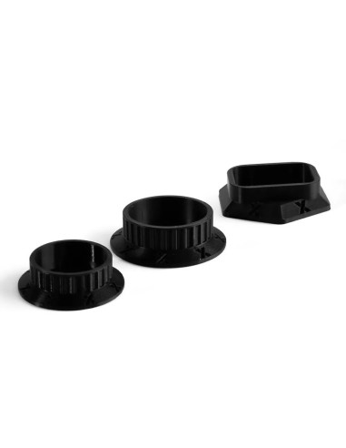 XTRM The Holder - Large Square Bottles Black