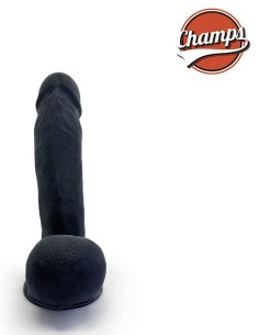 Champs Black - Teddy Dual Density Dildo 7,6 inch / 19 cm 2