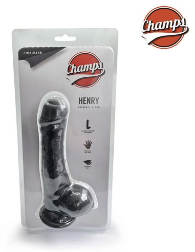 Champs Black - Henry Original Dildo 8,1 inch / 20,5 cm
