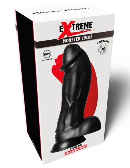 Hidden Desire Extreme Vibrating Dinosaur Monster Dildo