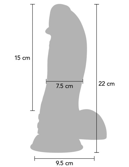 Hidden Desire Extreme Vibrating Dinosaur Monster Dildo