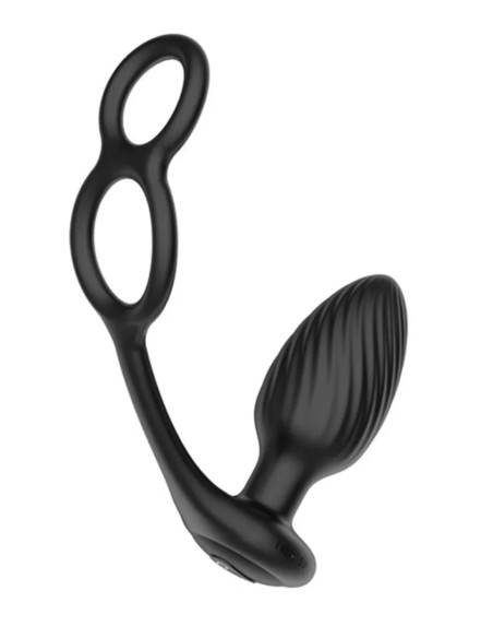 Nexus TORNADO Vibrating Butt Plug w. Cock and Ball Rings