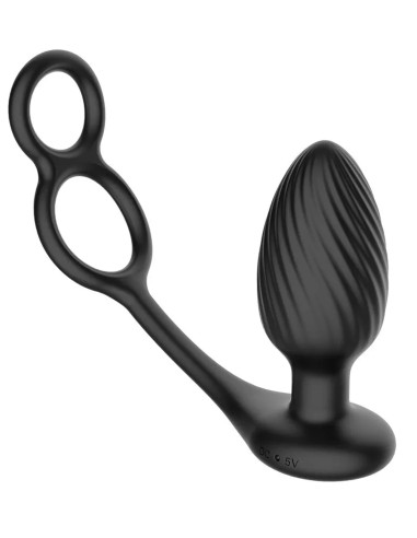 Nexus TORNADO Vibrating Butt Plug w. Cock and Ball Rings