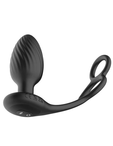 Nexus TORNADO Vibrating Butt Plug w. Cock and Ball Rings
