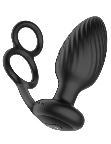 Nexus TORNADO Vibrating Butt Plug w. Cock and Ball Rings