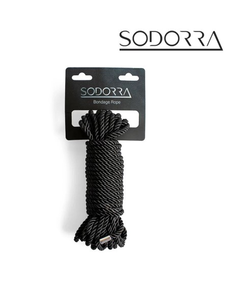 SODORRA Bondage Rope Black 10 m.