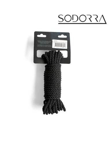 SODORRA Bondage Rope Black 10 m.