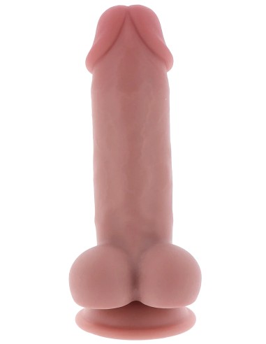 Deluxe Dual Density Thick Dildo TPE 17 cm