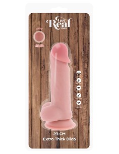 Deluxe Dual Density Thick Dildo TPE 23 cm