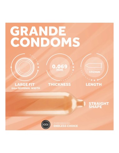 EXS Grande Condoms 12 x 64 mm