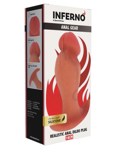 Realistic Buttplug Liquid Silicone 10 cm