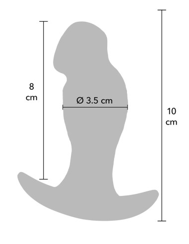 Realistic Buttplug Liquid Silicone 10 cm