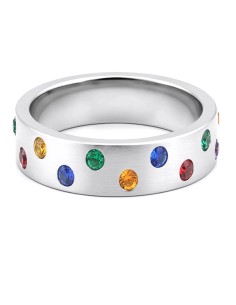 Heavy Caliber Cockring with Gems 2