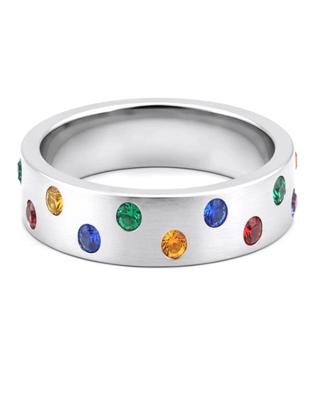 Heavy Caliber Cockring with Gems