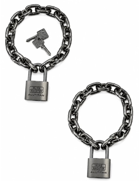 Pins & badges Mister B Stainless Steel Heavy Chain with Lock