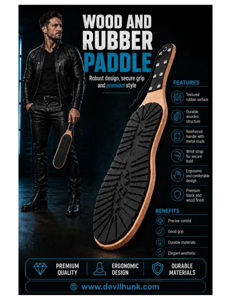 Kick Ass Boot Spanking Paddle