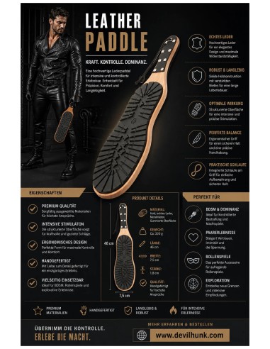 Kick Ass Boot Spanking Paddle